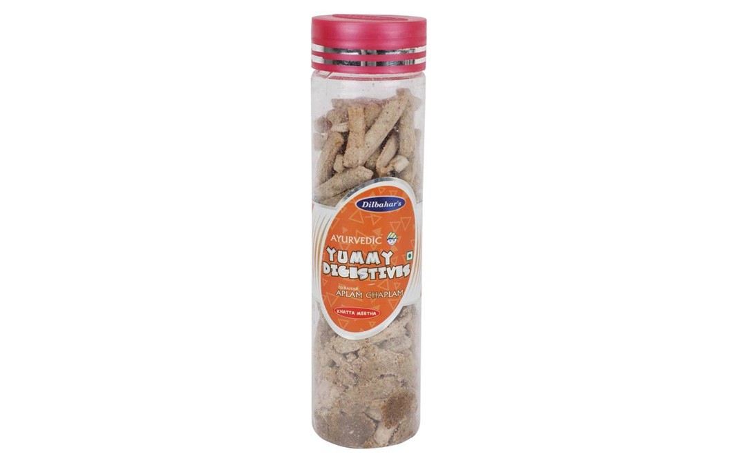 Dilbahar's Ayurvedic Yummy Digestives, Aplam Chaplam Khatta Meetha Tablet   Jar  165 grams
